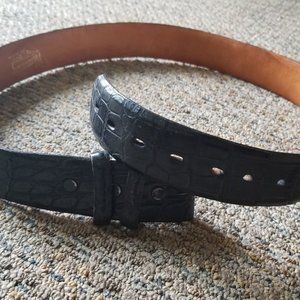 1940'S Crocodile Belt. Wide Scales/Wide Belt.